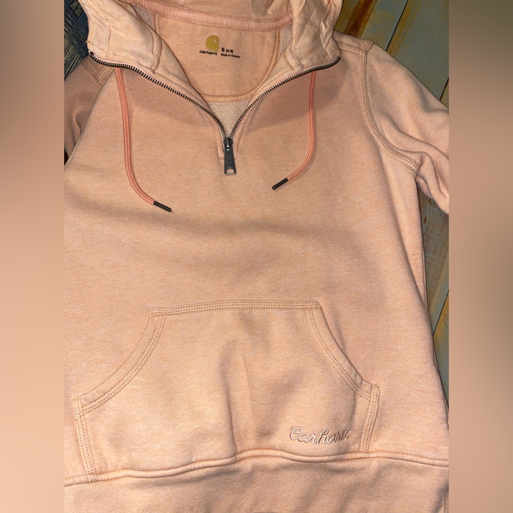 Half-zip Carhartt sweatshirt